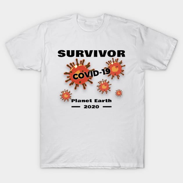 Pandemic Survivor T-Shirt by ChargedRat